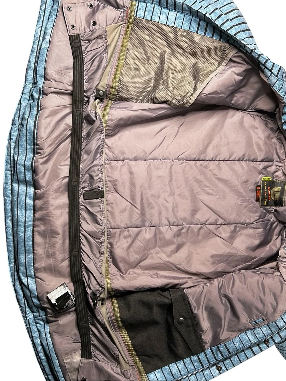 2014 Burton TWC Cannon Shaun White Snowboard Jacket Riptide Stripe M